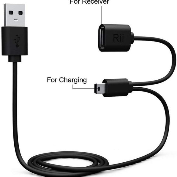 Rii i8+Mini Wireless 2.4G Backlight Touchpad Keyboard with Mouse PC/Mac/Android - Picture 5 of 6